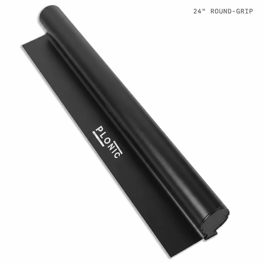 24 Inch Drywall Skimming Blade, Round-Grip One-Piece Aluminum