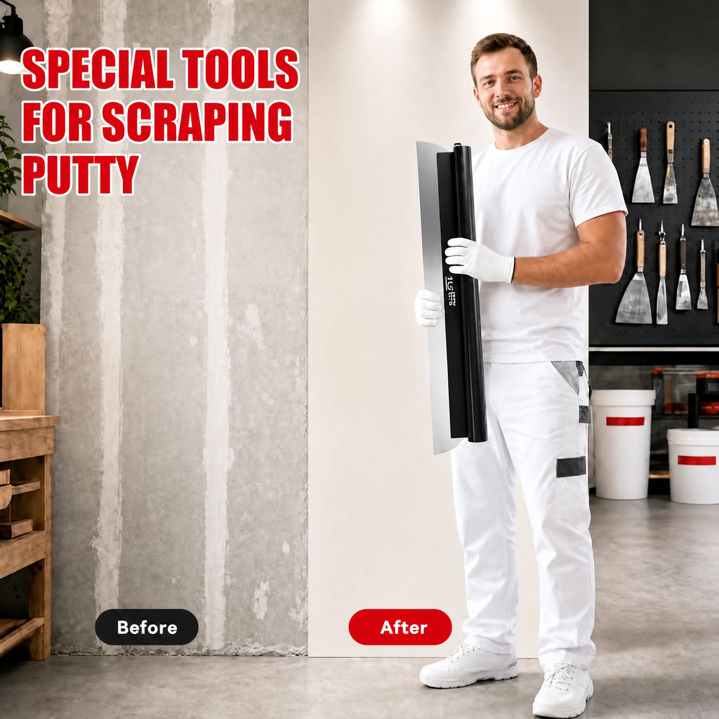 24" Professional Drywall Skimming Blade, 0.5mm 301 Stainless