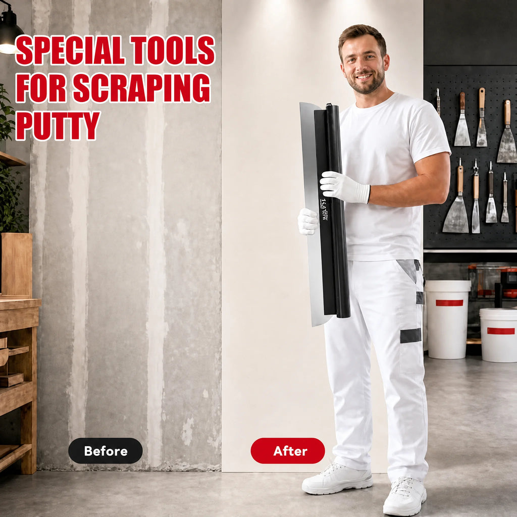 32" Professional Drywall Skimming Blade, 0.5mm 301 Stainless