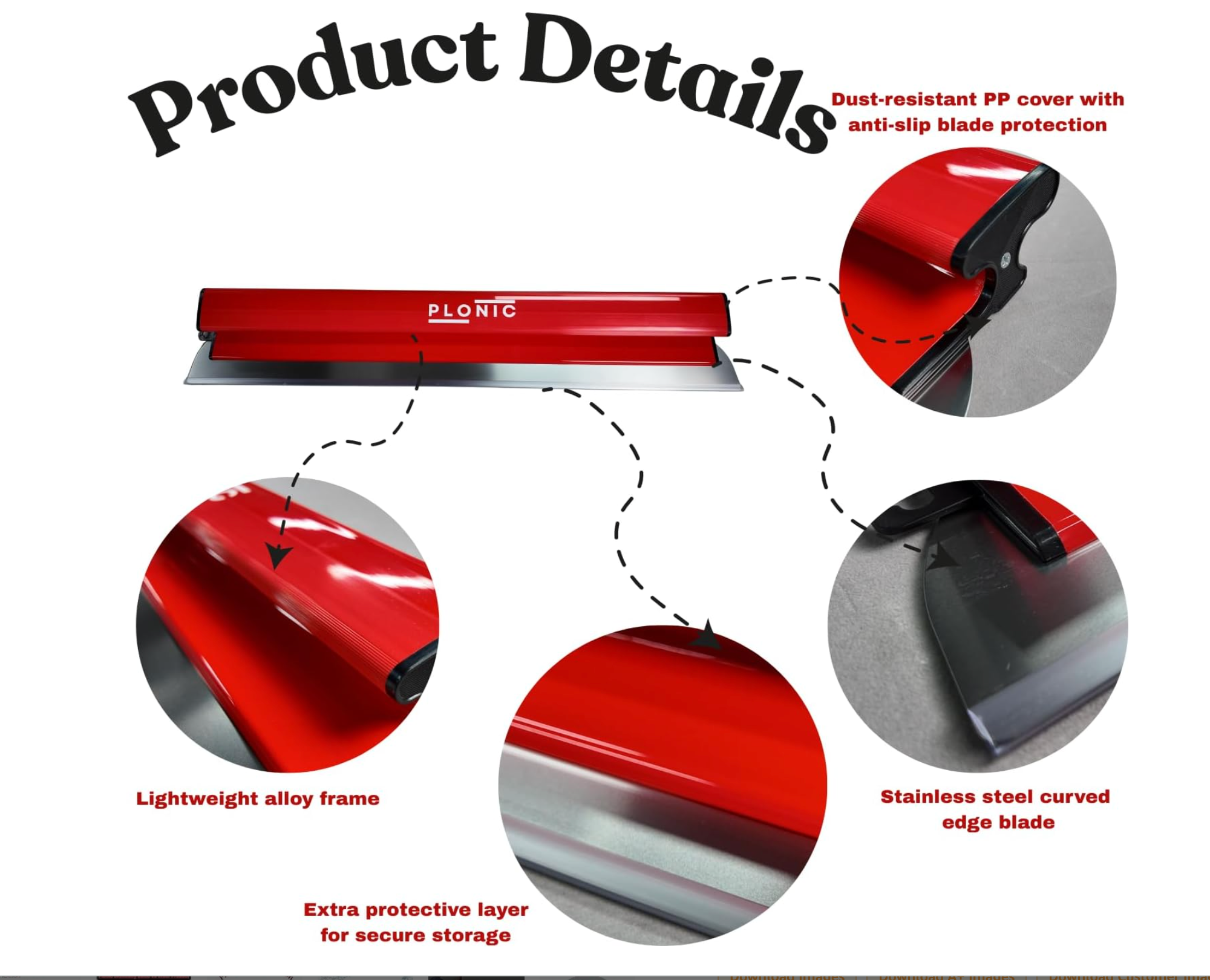 PLONIC PRO-SERIES 24" STAINLESS STEEL SKIMMING BLADE